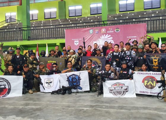 Saat foto bersama setelah acara pembukaan Simulation Military Join Operation