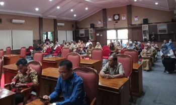 Suasana Rapat Paripurna DPRD Kotim Masa Sidang III dengan Pemkab Kotim Selasa 22 November 2022