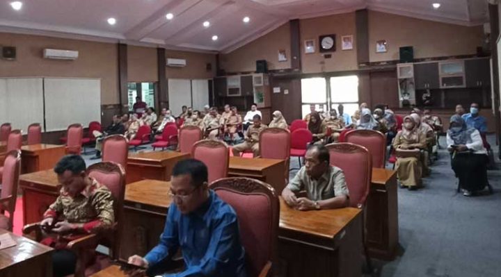 Suasana Rapat Paripurna DPRD Kotim Masa Sidang III dengan Pemkab Kotim Selasa 22 November 2022