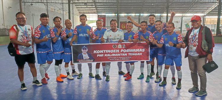 Futsal PWI Kalteng Melaju ke Semifinal Porwanas Malang Raya