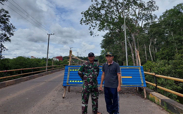 Tinjau Jembatan Layang Asam Baru yang Ambles, Waket DPRD Seruyan: Sudah Lancar