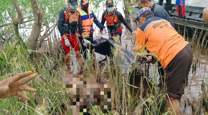 Jasad Bahrudin akhirnya Desa Babaung RT 02 Kecamatan Pulau Hanaut Jumat 23 Desember 2022