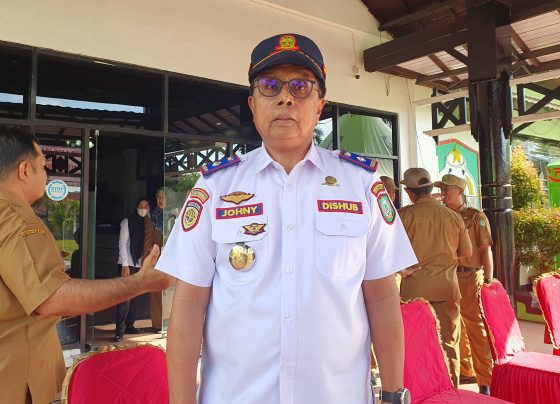Kepala Dinas Perhubungan Kabupaten Kotim Johny Tangkere