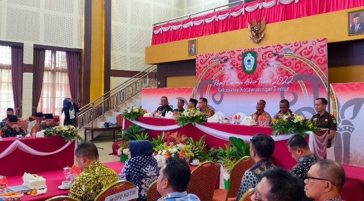Rapat evaluasi akhir tahun Pemerintah Kabupaten Kotim