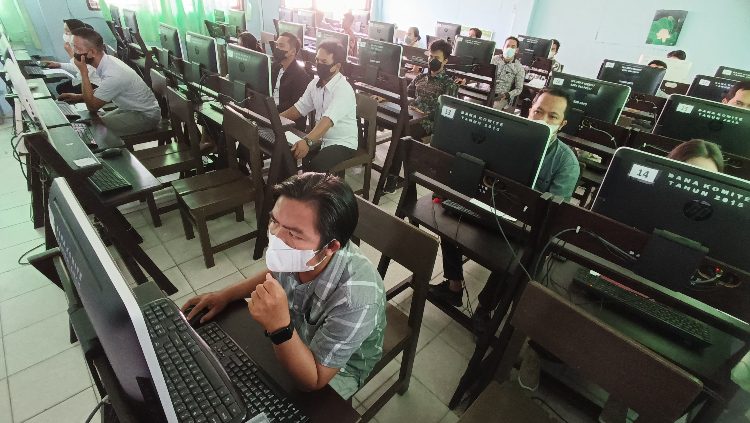 Tes CAT Rekrutmen PPK Pemilu 2024 di Kotim Diikuti 272 Peserta