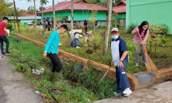 Gotong royong di lingkungan Depo Sehati di mana Penghargaan Kalpataru sebagai Apresiasi Peran Aktif Masyarakat dalam Pengelolaan Lingkungan