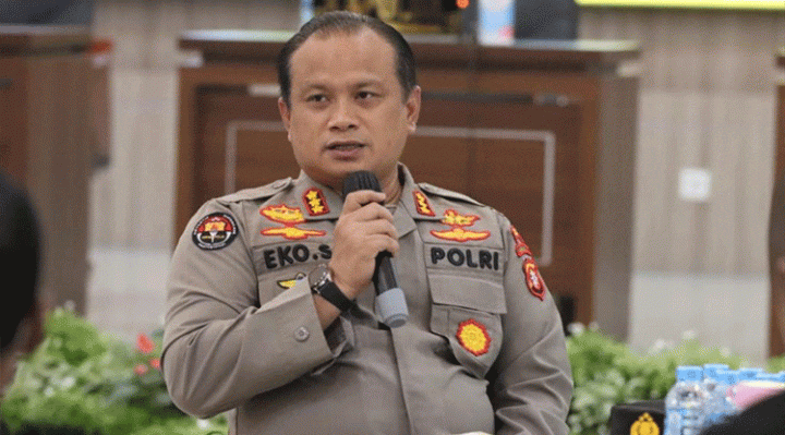 Kabidhumas Polda Kalteng Kombes Pol K. Eko Saputro