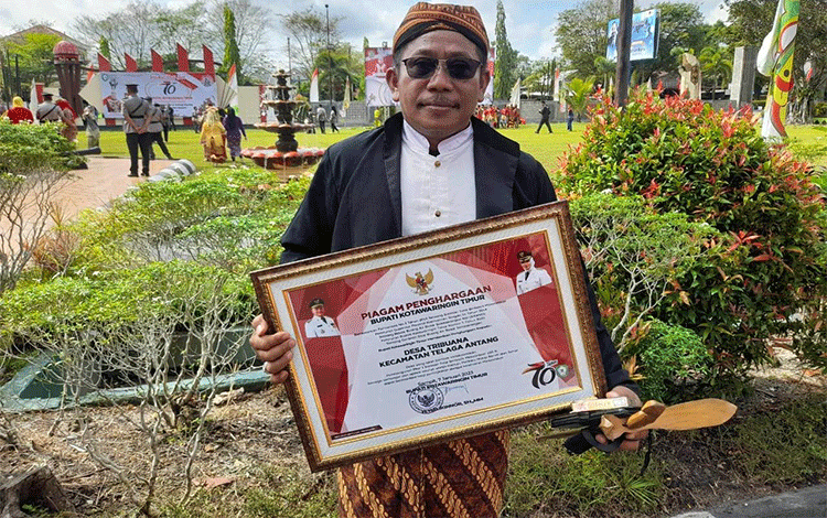 Terapkan Program ini, Desa Tribuana Raih Penghargaan Sanitasi Berbasis Masyarakat 100 Persen