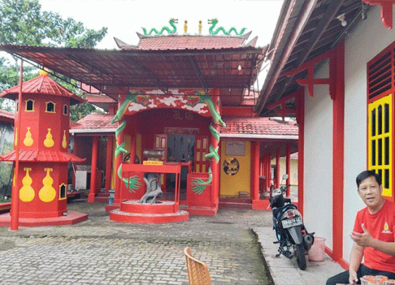 Klenteng Harmoni kehidupan yang akan dijadikan tempat perayaan Imlek umat agama Khonghucu Kotim.