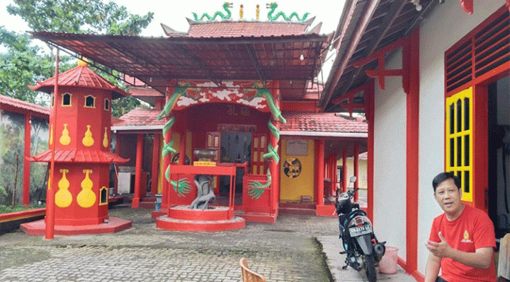 Klenteng Harmoni kehidupan yang akan dijadikan tempat perayaan Imlek umat agama Khonghucu Kotim.