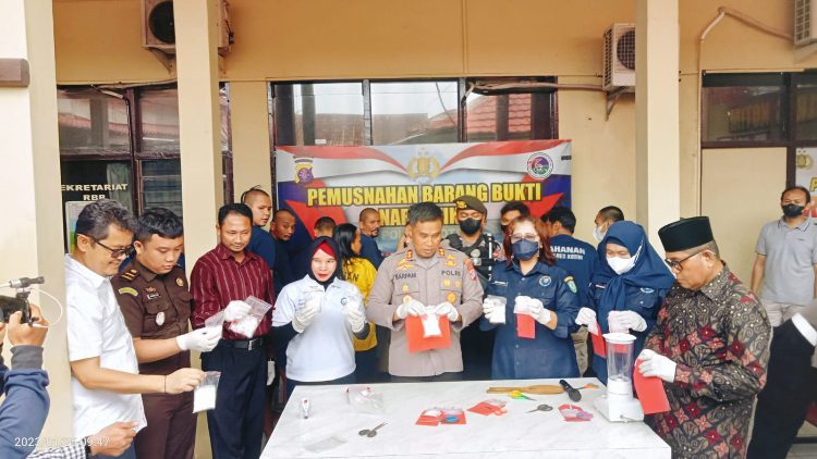 Baru Awal Tahun, Polres Kotim Sudah Mengamankan Sabu Hampir 1 Kilogram 