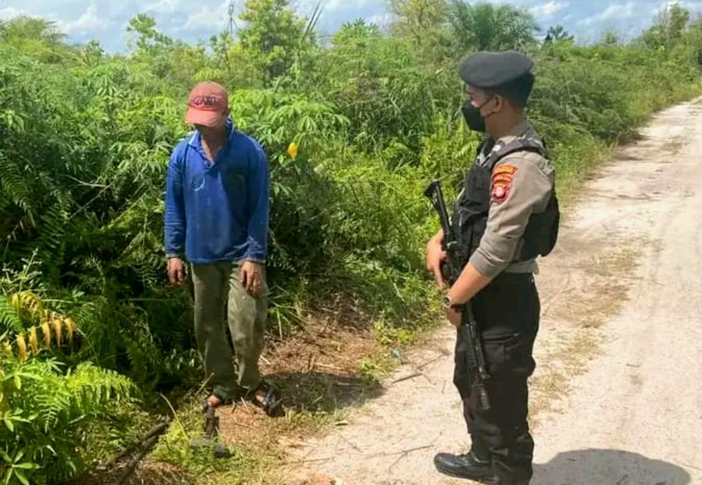 Cegah Karhutla, Personel Samapta Polresta Palangka Raya Giatkan Patroli