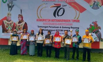 Perwakilan dari 6 sekolah yang mendapatkan penghargaan Adiwiyata Nasional 2022 Sabtu 7 Januari 2023