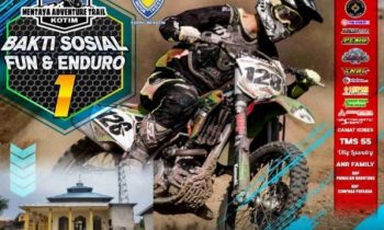 Poster Bakto Sosial Fun dan Enduro yang akan digelar Mentaya Adventure Trail Kotim.