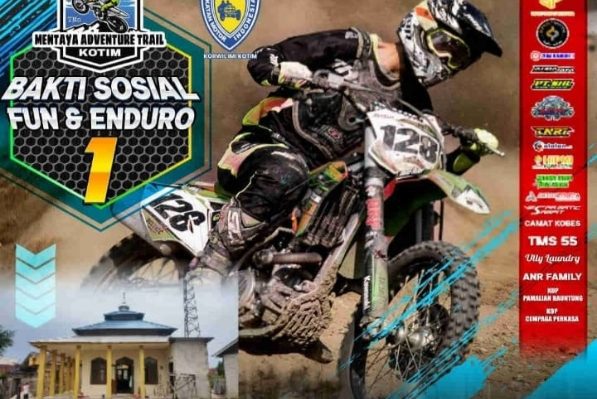 Poster Bakto Sosial Fun dan Enduro yang akan digelar Mentaya Adventure Trail Kotim.