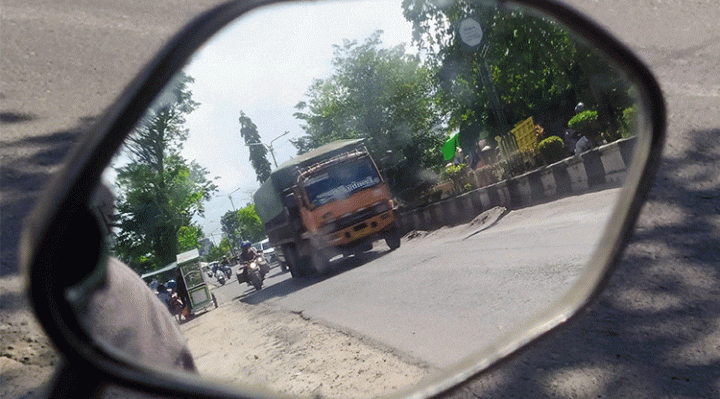 Ruas jalan di Sampit