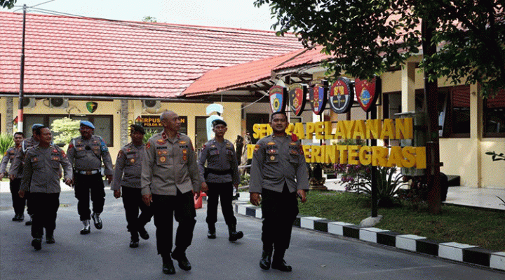 Wakapolda Kalteng Cek Kantor Saber Pungli