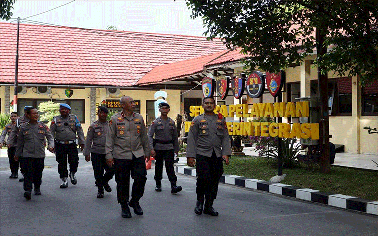 Wakapolda Kalteng Cek Kantor Saber Pungli