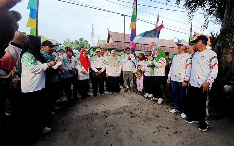 Kemenag Kotim Gelar Jalan Sehat dengan Tokoh Lintas Agama