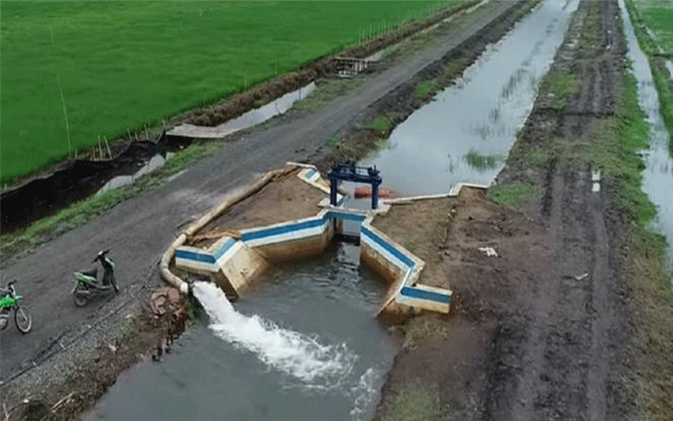 Petani di Seruyan diminta Ikut Jaga Kebersihan Saluran Irigasi