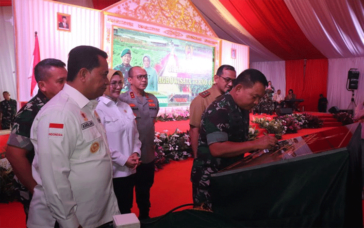 Jenderal Dudung Buka Peresmian Agrowisata Tekno di Banyuasin