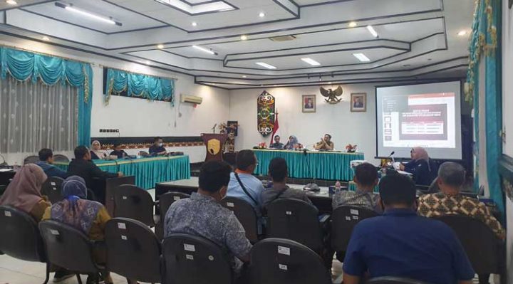 KPU Kotim berkoordinasi dengan pihak perusahaan yang ada di daerah itu di aula lantai II Pemkab Kotim Selasa 7 Januari 2023