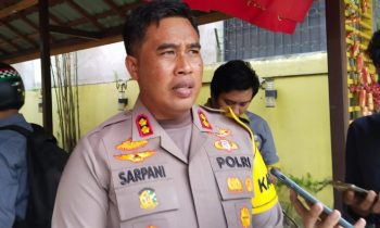 Kapolres Kotim AKBP Sarpani saat diwawancarai wartawan.