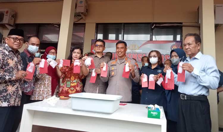 Polres Kotim Musnahkan Ratusan Gram Sabu