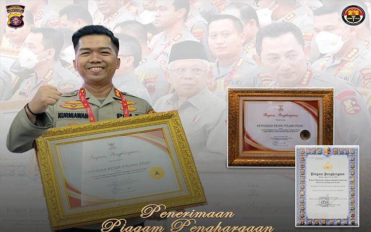 Kapolres Pulang Pisau Bilang Begini Setelah Dapat Penghargaan Pelayanan Prima