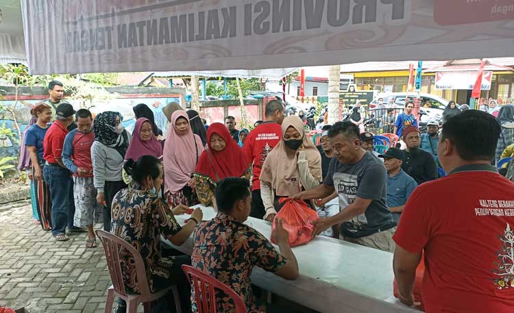 Pemprov Kalteng Gelar Operasi Pasar Penyeimbang di Dua Lokasi di Sampit