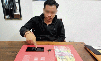 Pelaku pengedar sabu yang berhasil diringkus oleh pihak Kepolisian Selasa 31 Februari 2023.