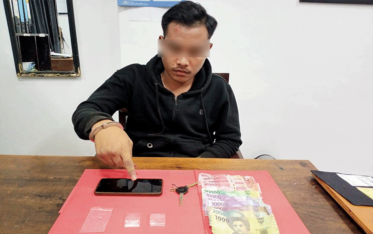 Pemuda Bawa Sabu Ditangkap di Sebuah Barak di Baamang