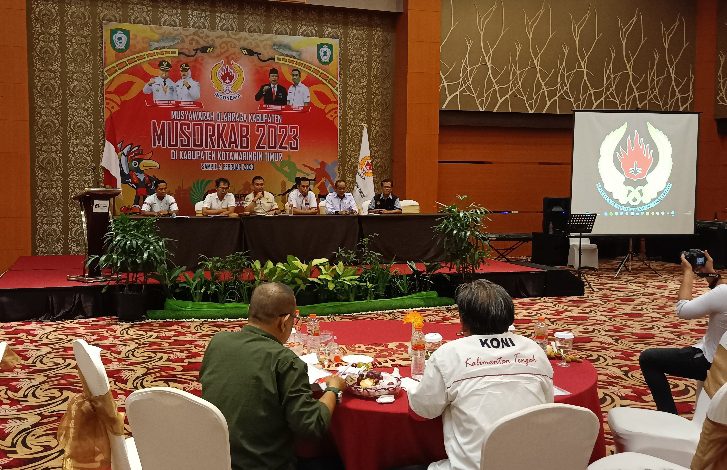 Ahyar Umar Terpilih Secara Aklamasi sebagai Ketua KONI Kotim Periode 2023-2027