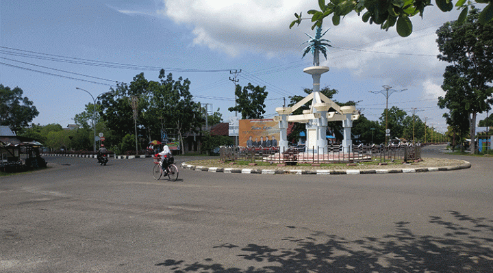 Salah satu sudut Kuala Pembuang Kabupaten Seruyan.