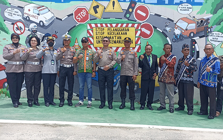 Kampung Tertib Lalu Lintas di Baamang ini Jadi Kandidat Lomba Tingkat Nasional