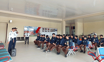 Siswa SMP IT Arafah Diperkenalkan Unit-Unit di Bandara H Asan Sampit