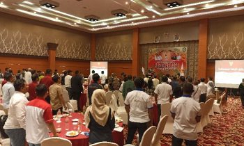 Suasana Musorkab Kotim yang juga dihadiri Ketua Harian KONI Kalteng Christian Sancho Sabtu 4 Februari 2023