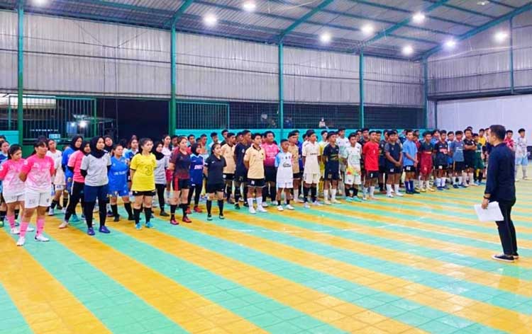 215 Atlet Putra Putri Ikuti Seleksi Futsal Porprov AFK Kotim, Hanya 59 yang Lolos