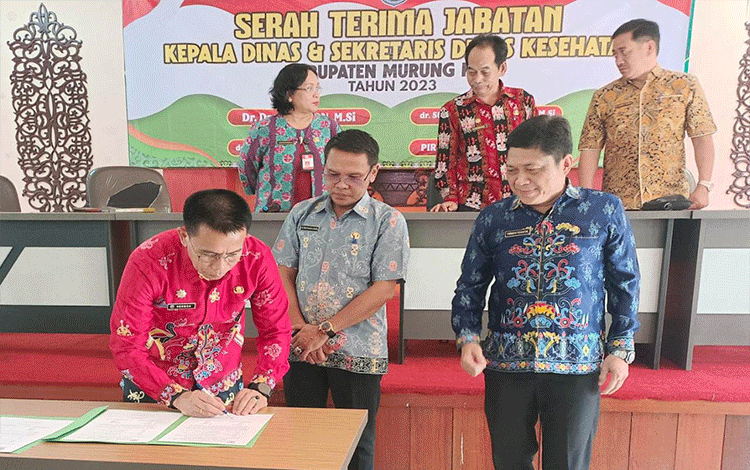 Lepas Jabatan Pelaksana Tugas Dinkes Mura, Ini Pesan Sekda Hermon