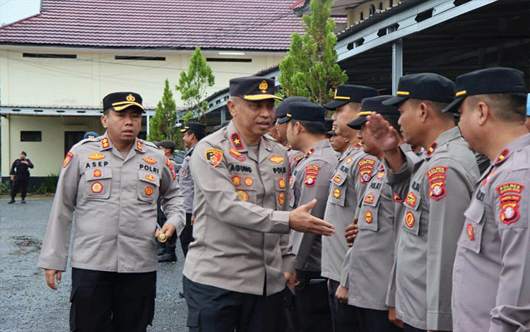 Wakapolda Kalteng Kunjungi Polres Gunung Mas untuk Orientasi Wilayah