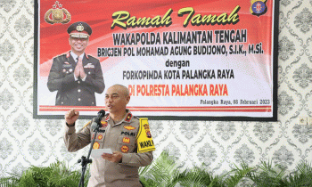 Wakapolda Kalteng Raamah Tamah Pada Orientasi Wilayah Polresta Palangka Raya