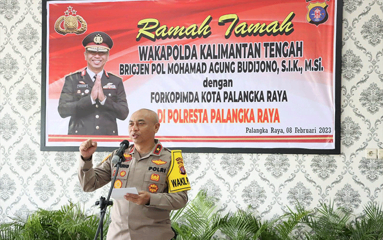 Wakapolda Kalteng Ramah Tamah Pada Orientasi Wilayah Polresta Palangka Raya