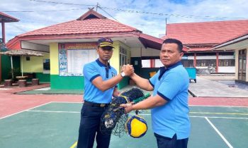 Agung Supriyanto saat persiapan POR dalam rangka memperingati Hari Bhakti Pemasyarakatan HBP ke 59 tahun 2023.