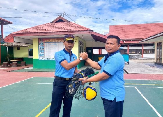 Agung Supriyanto saat persiapan POR dalam rangka memperingati Hari Bhakti Pemasyarakatan HBP ke 59 tahun 2023.