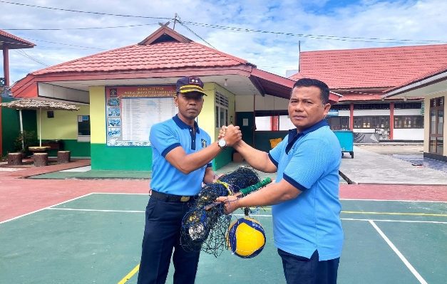 Agung Supriyanto saat persiapan POR dalam rangka memperingati Hari Bhakti Pemasyarakatan HBP ke 59 tahun 2023.