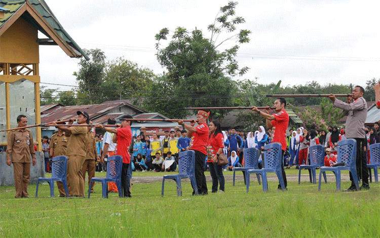 Seleksi Olahraga Tradisional Pelajar Pulang Pisau: Pentingnya Jaga Kebudayaan dan Pembudayaan Olahraga
