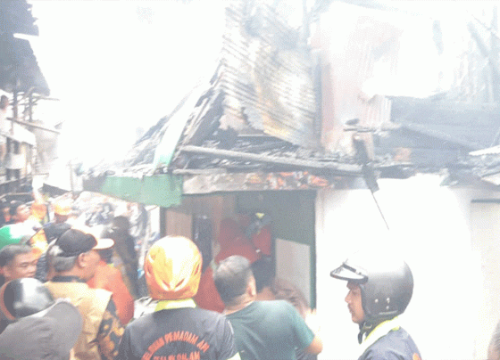 Bencana kebakaran di Pasar Subuh pada 2 Maret 2023.