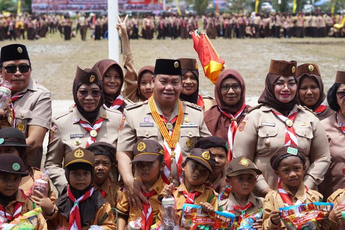 2.500 Peserta Ikuti Kemah Besar Pramuka Se-Kotim