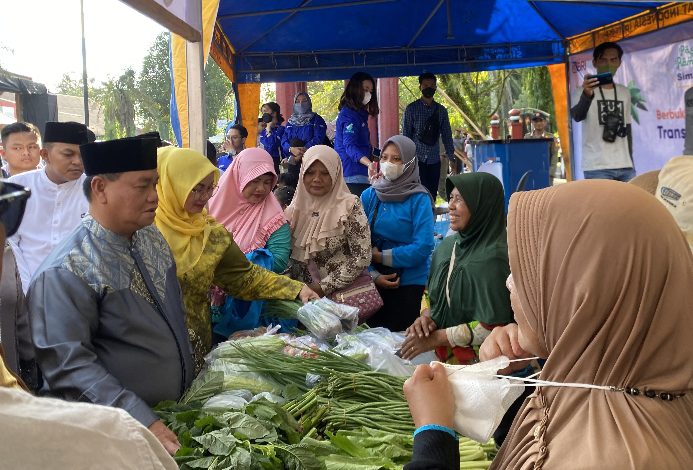 60 Pedagang Ramaikan Pasar Ramadan di Taman Kota Sampit