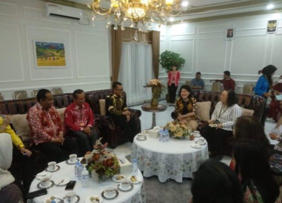 Bupati Pulang Pisau menyambut Kunjungan Pejabat BKKBN RI.